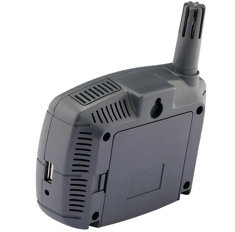 AZ88081 Large Screen Temperature Humidity Data Logger, High Accuracy Temp and RH Recorder for Industrial Monitoring