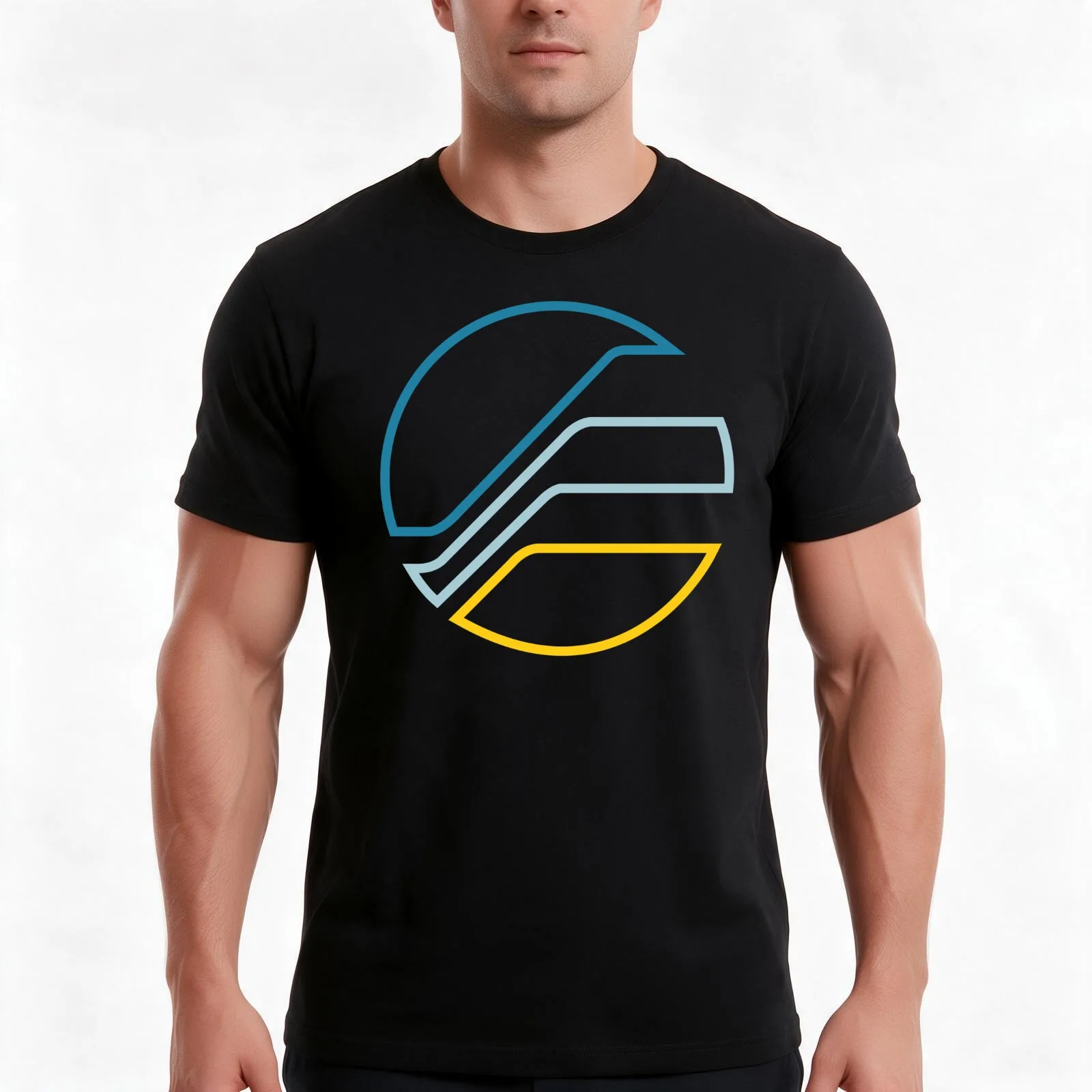 WipEout Pulse Style FEISAR Logo T-Shirt, Summer Casual Cotton Tee, Oversized Streetwear Tops, Vintage Graphic Print, 100% Cotton