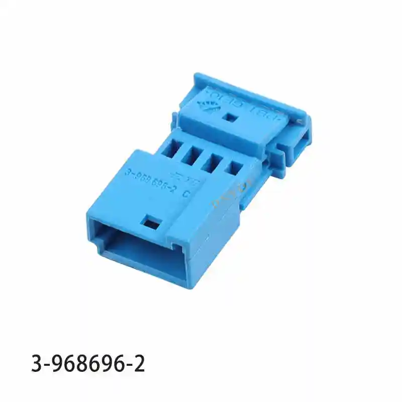 10/100PCS New original 3-968696-2 for Tesla steering wheel harness BMW Atmosphere light 4-hole connector 968813-3