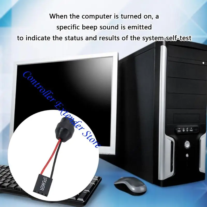 N84BミニプラグスピーカーオンボードケースブザーボードBEEPアラームスピーカーPC内部