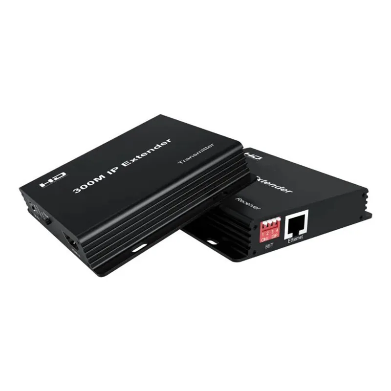 

300 м удлинитель по IP Rj45 Cat5e/6 кабель для HDMI 1080P Ethernet матрица IP удлинитель передатчик приемник через сетевой коммутатор