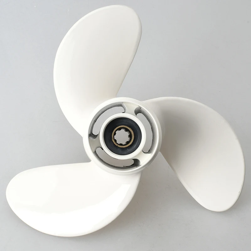 Boat Aluminum Propeller 6G1-45543 8 1/2x7 1/2-N 7 Tooth Spline RH For Yamaha Outboard 6HP 8HP F6 F8 F9.9 Parts