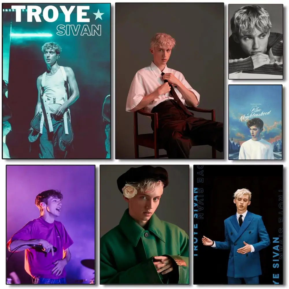 Troye Sivan Poster HD art sticky wall waterproof home living room bedroom bar aesthetic decoration