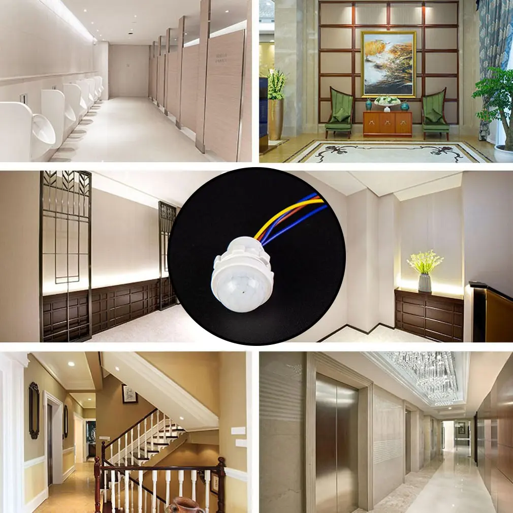 110v 220v interruptor de luz sensor detector interruptor inteligente led infravermelho sensor automático interruptor de luz em fora da lâmpada da noite