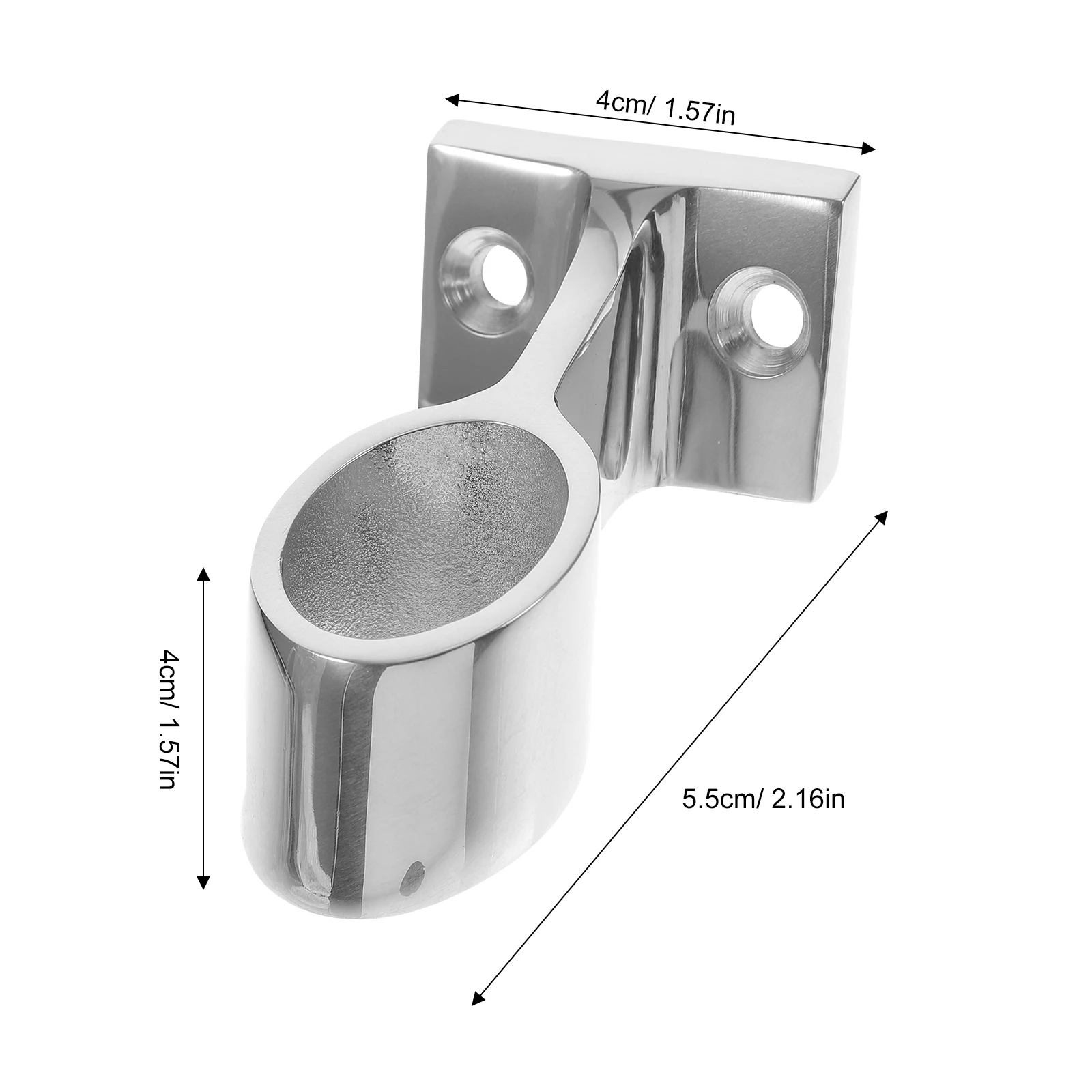 

Stainless Steel Boat H rail Brackets 22MM Marine Grade 316 Weather Resistant Railing Fittings Deck Railings Boat Accessories