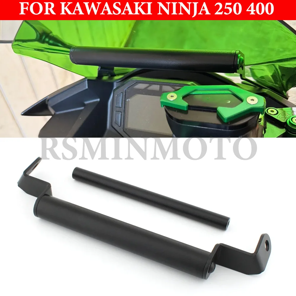 

Motorcycle Mobile Phone Stand Holder GPS Navigation Bracket Support FOR KAWASAKI NINJA400 EX400 NINJA250 EX250 EX 250 2018-2026