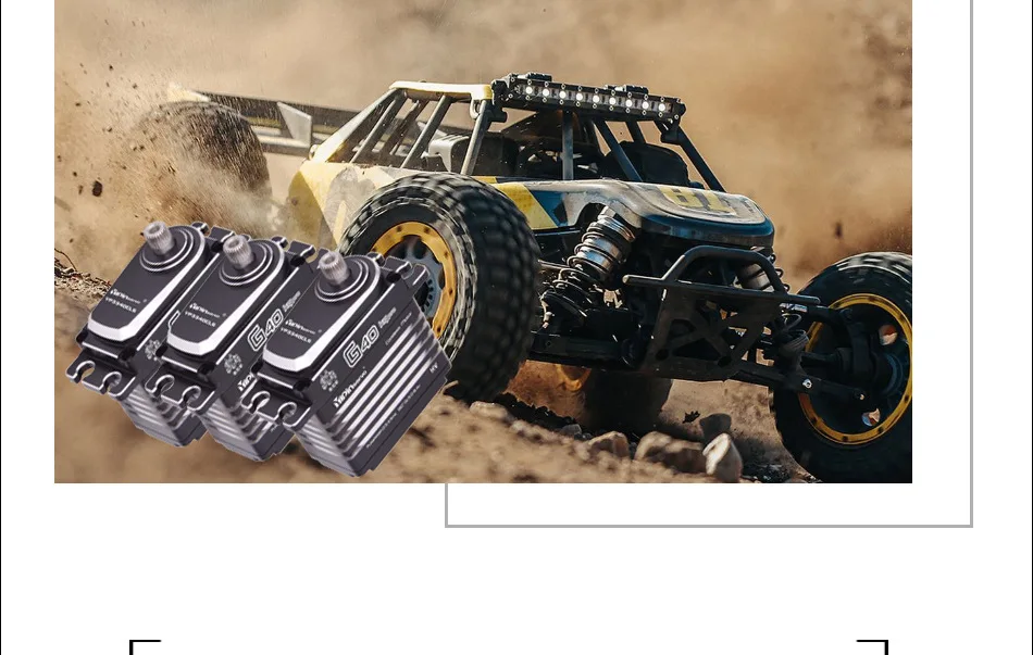 YIPIN IPX8 Wodoodporny Serwo Cyfrowe 40KG Bezrdzeniowy Silnik Wysoki Moment Obrotowy Serwa do Modeli RC Samochodów Przemysłowych Serwa do Robotów RC Xmaxx Crawler