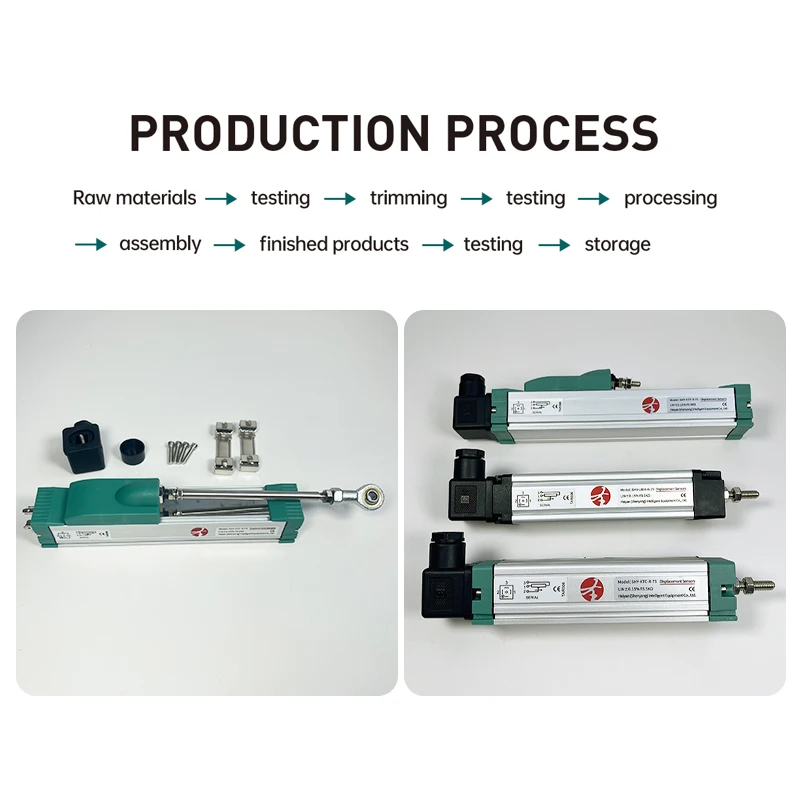 مستشعر التشفير الخطي IP65 50-1250 مللي متر المدى ± 0.05% الخطي 12-24 فولت تيار مستمر 4-الماسية موصل الخطي زاوية النزوح مستشعر موضع #6