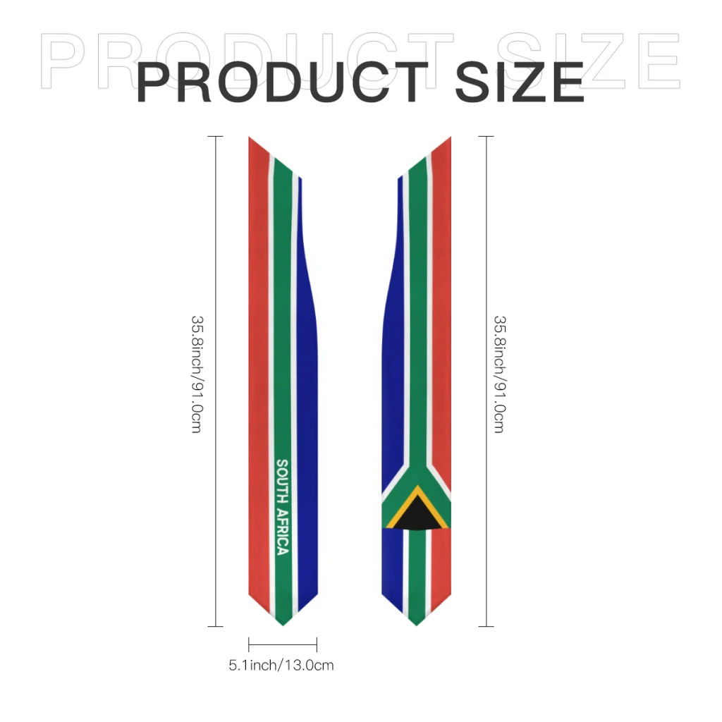 Mais design xale de formatura bandeira da África do Sul e bandeira dos Estados Unidos roubou faixa honra estudo a bordo estudantes internacionais