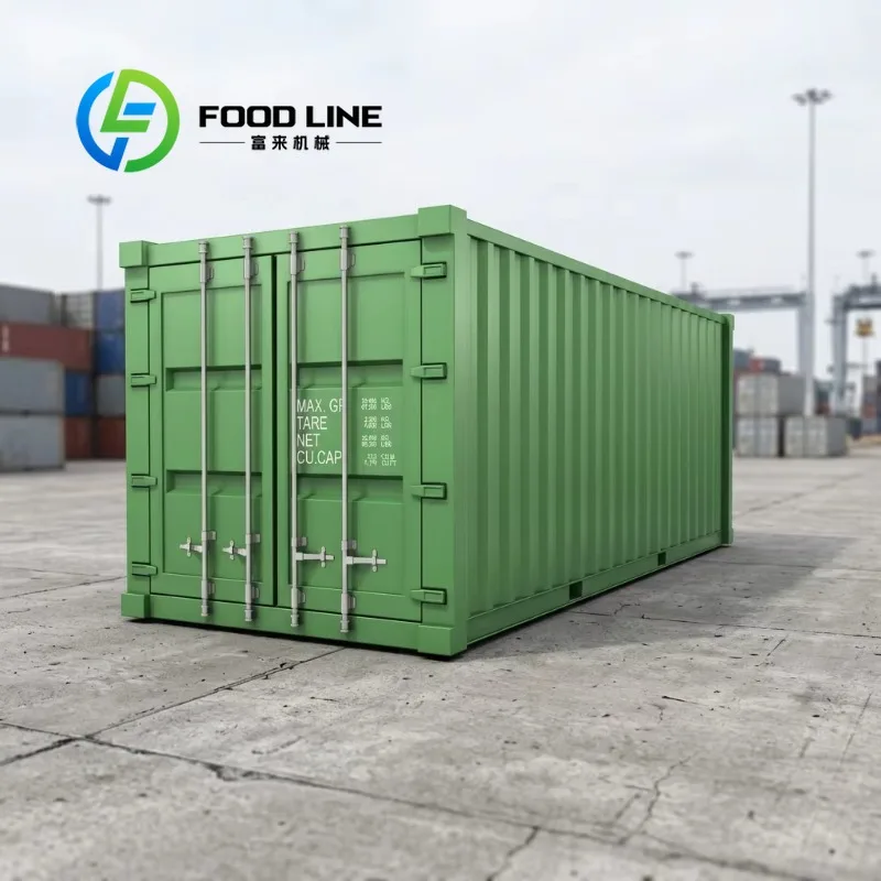 Beverage Industrial 40Ft Container Cold Room Stackable Container Layout Expands Storage Capacity For Mass Juice Raw Materials