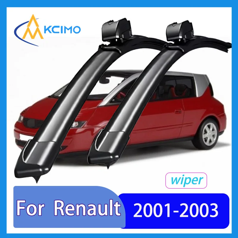 

2pcs Quiet Beam Wiper Blades for Renault Avantime D66 2001-2003 Silent Windshield Wipers with Quick Installation