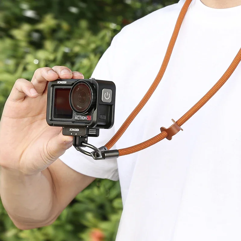 Universal anti-loss mobile phone camera lanyard is suitable for DJI Action 5Pro lanyard sports camera accessories Action3/4 view 5