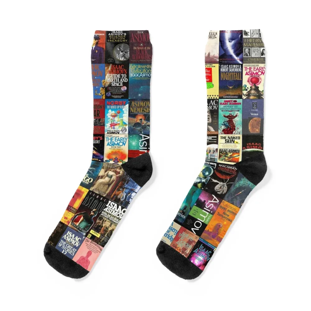 Isaac Asimov Socks Men's floor Running Stockings compression Men's Socks Luxury Women's