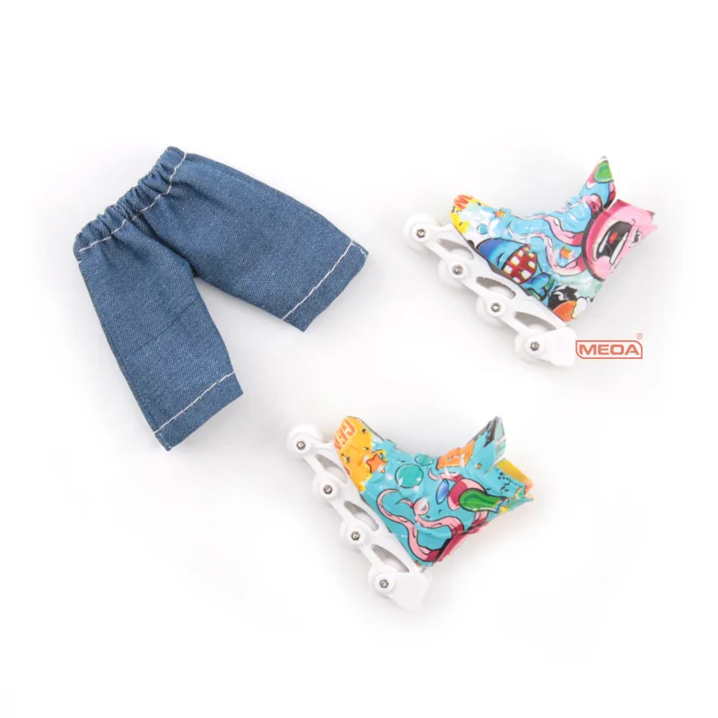 Dziecięce rolki na palce Mini deskorolki na palce Trampki do skateboardingu Narzędzia sportowe Montaż Kreatywne buty do skateboardingu Buty dla lalek