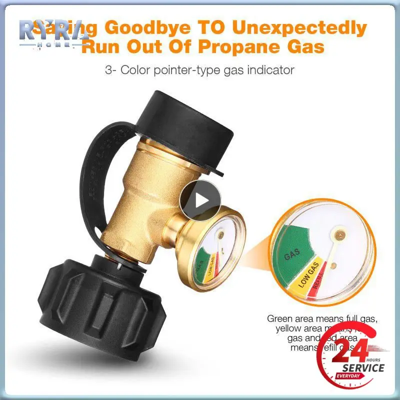 Propane Cylinder Adapter With Meter Connector QCC1 Filling Connector North American Gas Cylinder Copper Adapter POL Connector