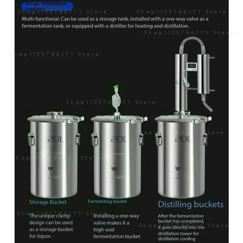 304  316 Stainless Steel Fermentation Barrel for Home Wine Making—A Versatile Barrel for Sealed Fruit Wines