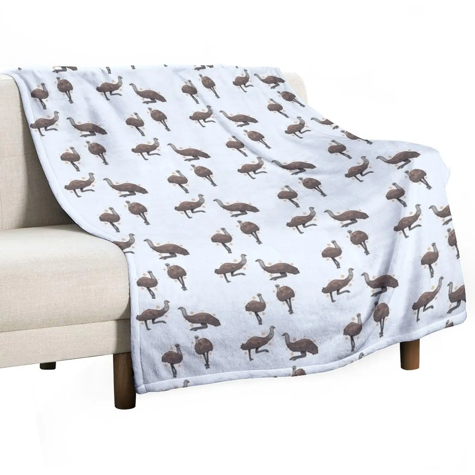 

Emu bird pack Throw Blanket Blankets For Sofas Bed linens Quilt Blankets