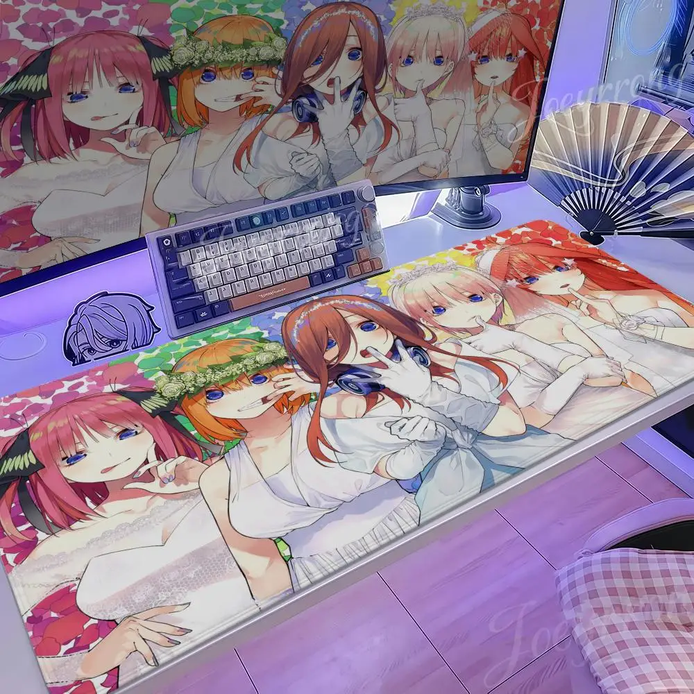 

Mouse Pad Hot Anime 1000x500 Taro XXL Large Gaming Non-slip Office Keyboard Mats Desk Mat The Quintessential Quintuplets