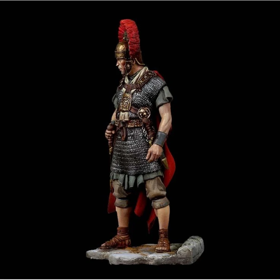 Figura de resina a escala 1/35, 54mm, soldados romanos, Kit de modelo de ensamblaje, juguete de impresión 3D sin montar y sin pintar, 1271
