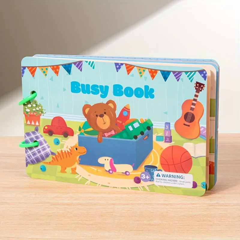 Montessori ruhiges Buch Baby frühe Bildung Erleuchtung kleben Buch Tiere Muster sensorische Training Puzzle Kinderspiel zeug