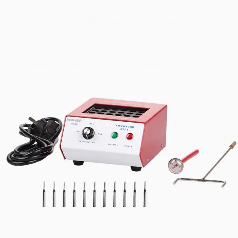 24-hole adjustable temperature glue drying oven, 110V, 220V cable ferrule jumper steel tail curing oven