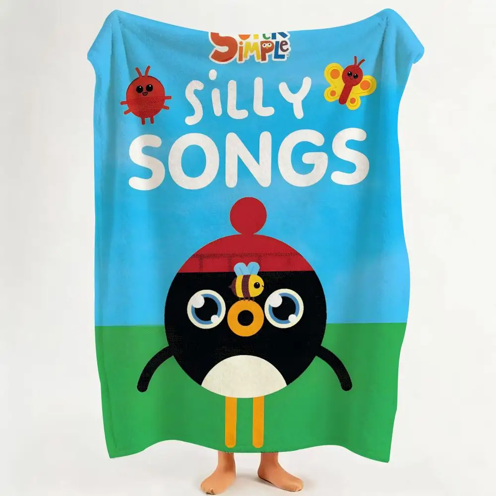 song S-Super S-Simple S-Songs Throw Flannel Throw Blanket Suitable for Sofa、Living Room、Bedroom