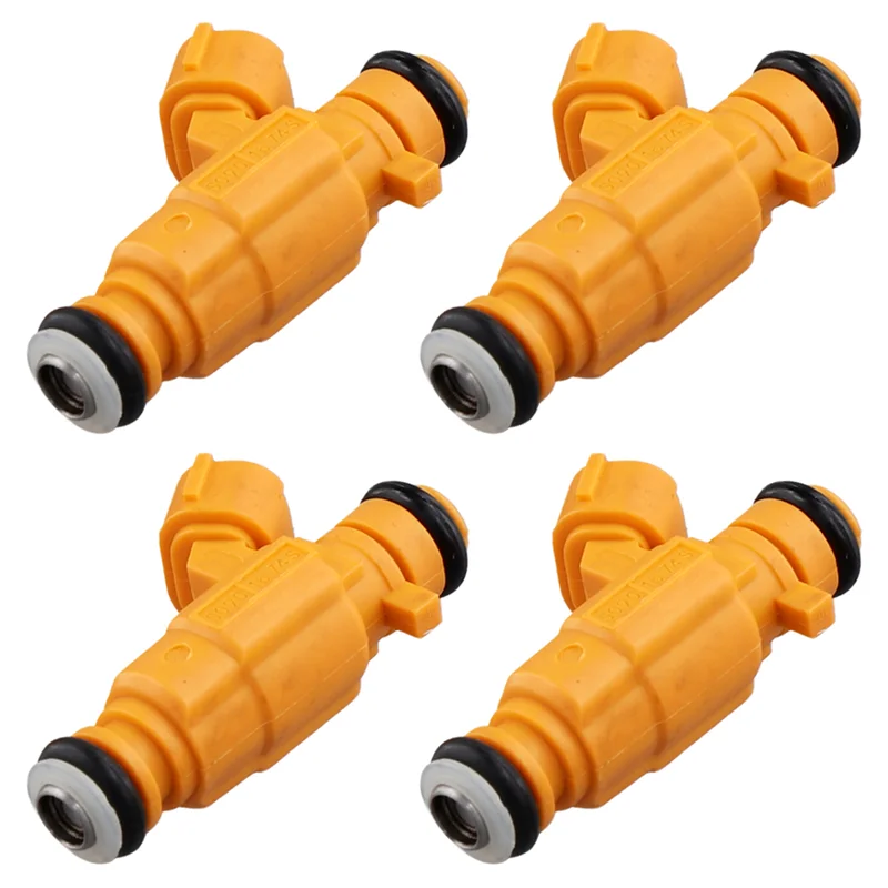 4PCS 35310-03300 Fuel Injector Nozzle For Hyundai Accent Verna Pony Kia Rio 1.4L 3531003300