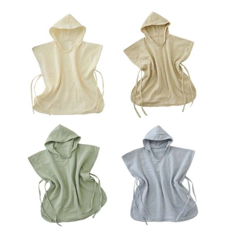 J15U الرضع مقنعين منشفة حمام ماصة السباحة مقنعين البشكير للأطفال #3