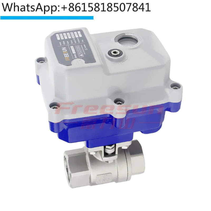 EXIICT4 explosion-proof electric two-piece stainless steel threaded ball valve regulating valve DN15 DN20 DN25 DN32