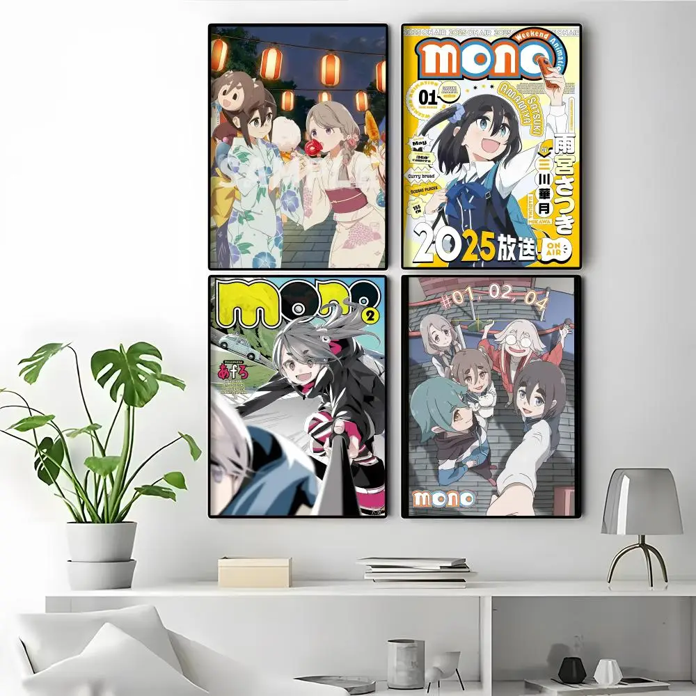 Kawaii Anime M-Mono TV E-sports Room Decor PVC Wall Stickers Home Bar Decoration Poster