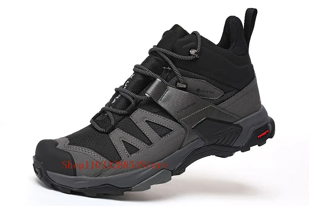 X ULTRA 4 GTX zapatos de senderismo de corte medio, resistentes al desgaste, zapatos de senderismo al aire libre para hombres y mujeres