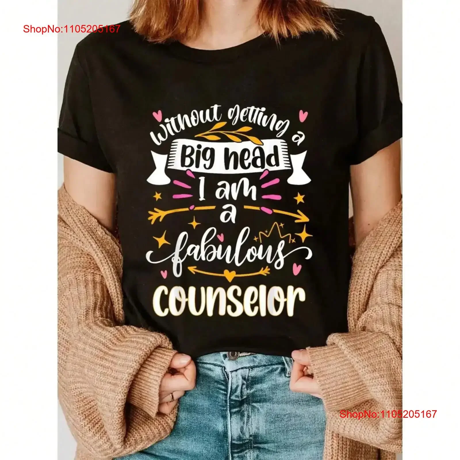Amazing consultant humorous women's T shirt round neck casual top vintage Washed Soft Versatile graphic streetwear