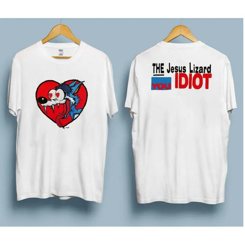 The Jesus Lizard Idiot T-Shirt, Vintage The Jesus Lizard Rock Band Tee.