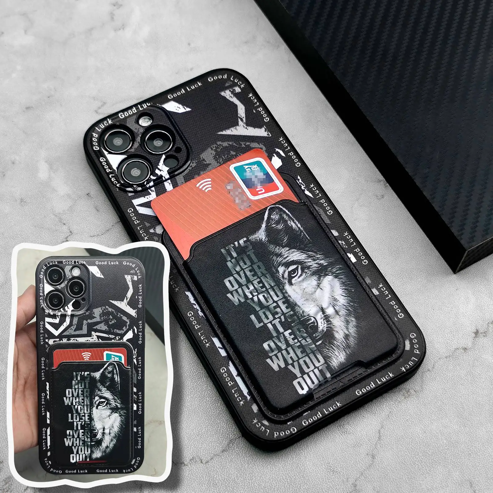 Card bag Graffiti Phone Case For Nokia C01 Plus Soft case Card sleeve Dirt-resistant protective Card slot Silicone TPU image 2