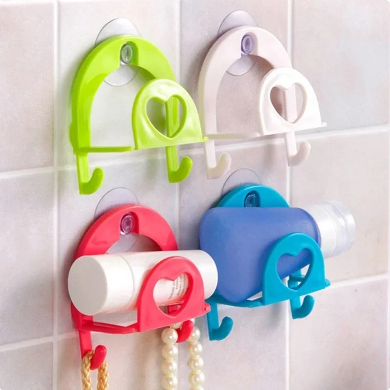 

Dish Towel Rack Sponge Kitchen Accessories Home Storage Bathroom Shelf Super Suction Family Sucker Hooks