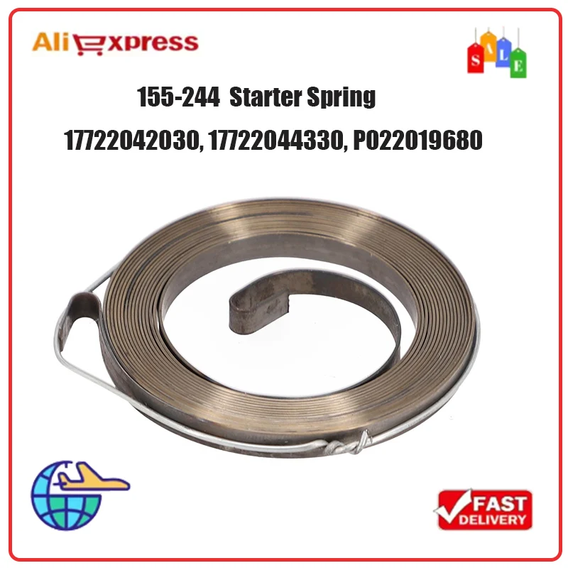 Heavy Duty Material for Echo 155244 Starter Spring  Ensures Reliable Performance  Replaces OEM 17722042030  17722044330