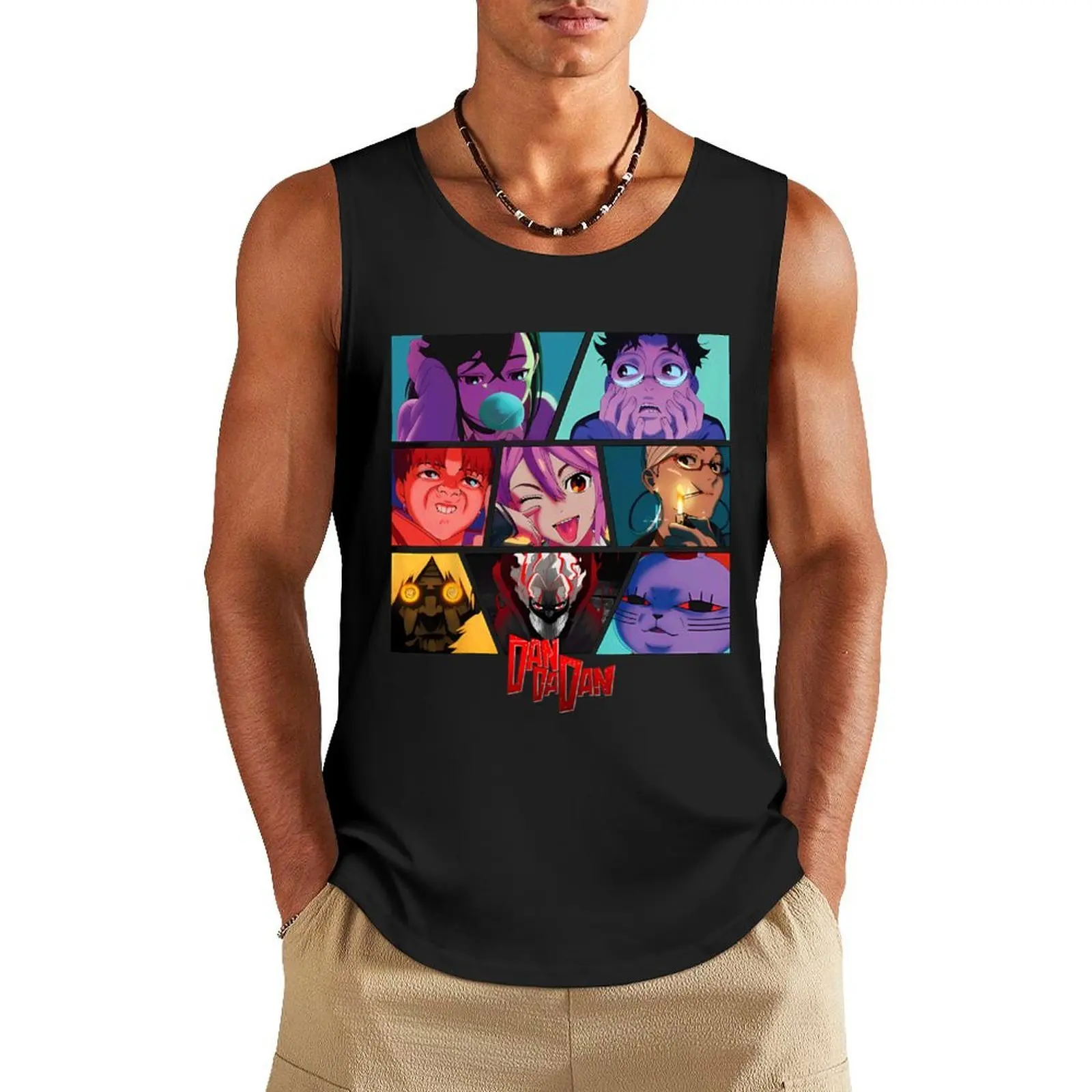 

Cool Shonen Manga Anime DandaDan For Kids, For Boys, Gift For Anime Fan Tank Top t shirt gym mens gym clothes