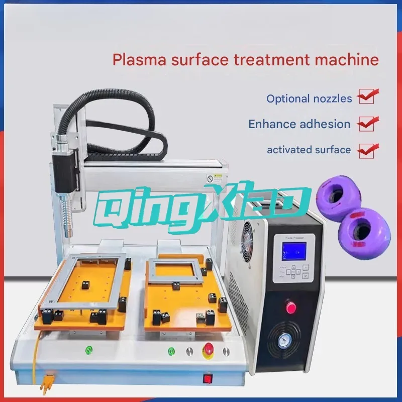Automatic Corona Plasma Surface Treatment Machine For Cleaning Removing Static Improving Adhesion On Plastic Glass Ceramic