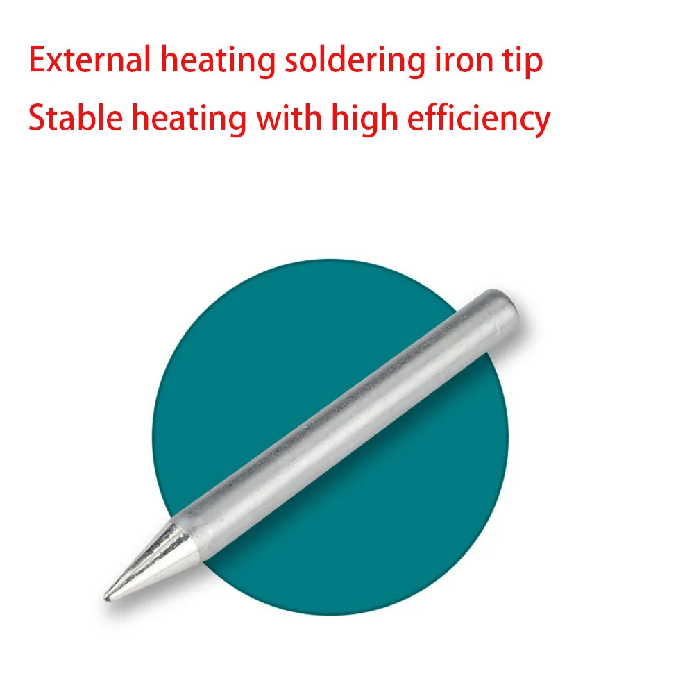 1/5/10/20 Pcs 30w 40w 60w Universal External Heating Soldering Iron Tips  Replaceable Soldering Iron Tips Soldering Tool