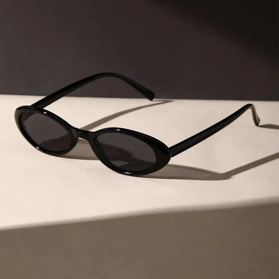 2025 Sexy Small Oval Women's Sunglasses New Fashion Leopard Brown Hot Sun Glasses Female Retro Colorful Shade Eyeglass
