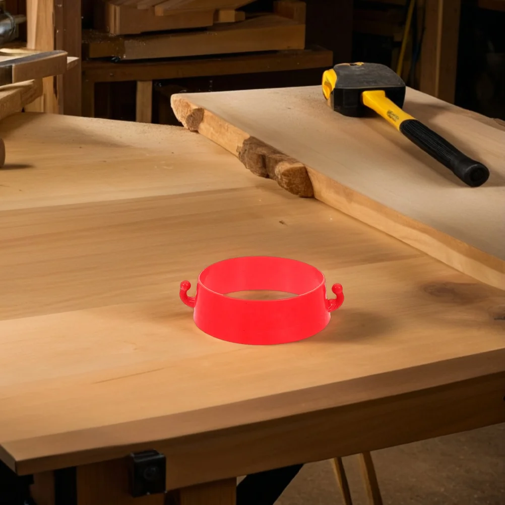 6 قطعة سلسلة موصل حلقة بلاستيكية خفيفة الوزن تصميم خطاف لرابط حاجز مخروطي المرور موصلات سلسلة السلامة