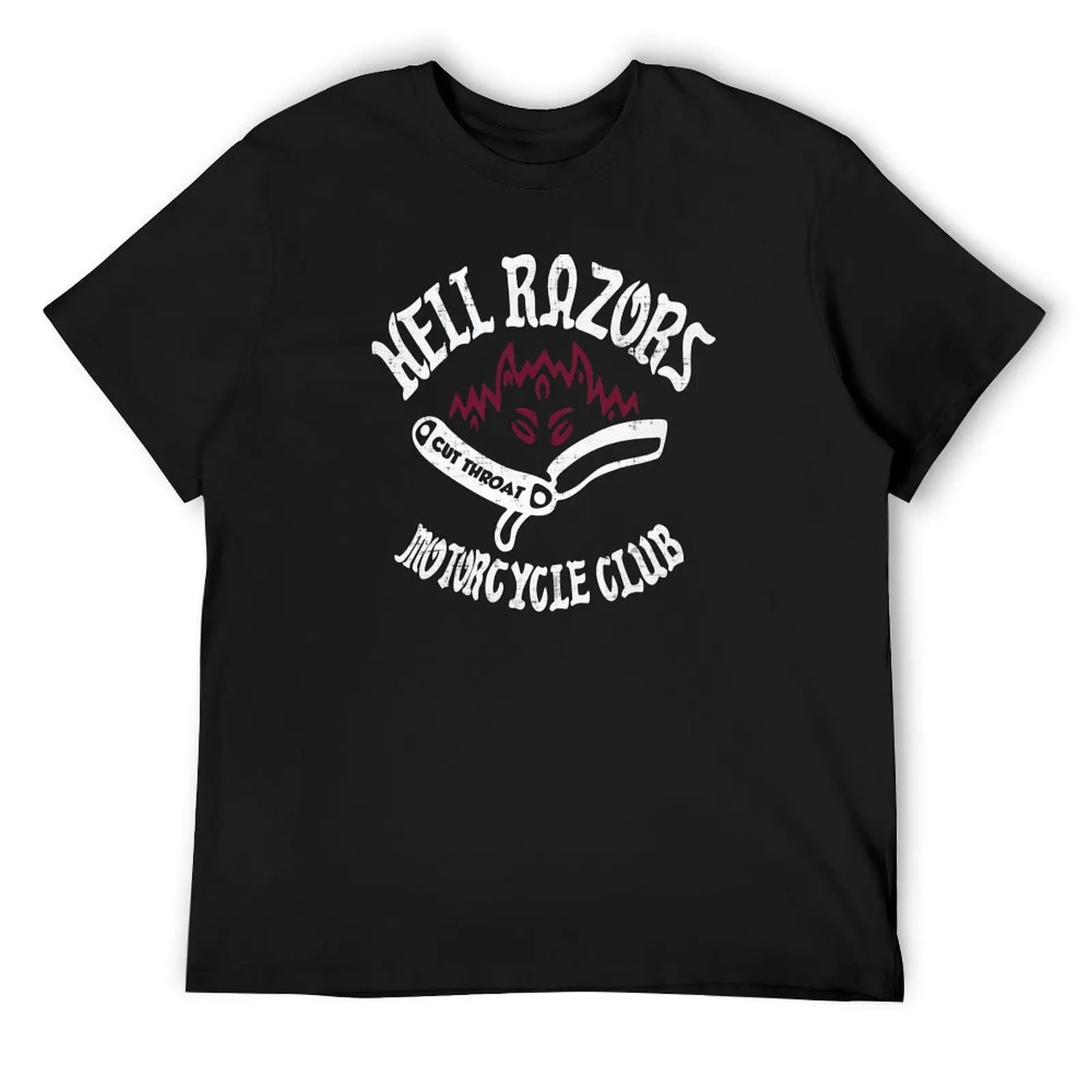 Hell Razors Motorcycle Club T-Shirt custom t shirt aesthetic clothes mens designer t shirt