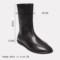 AIYUQI Women Ankle Boots 2026 New Genuine Leather Short Boots Women Flat Winter Fashion Women Knight Boots - Image 6