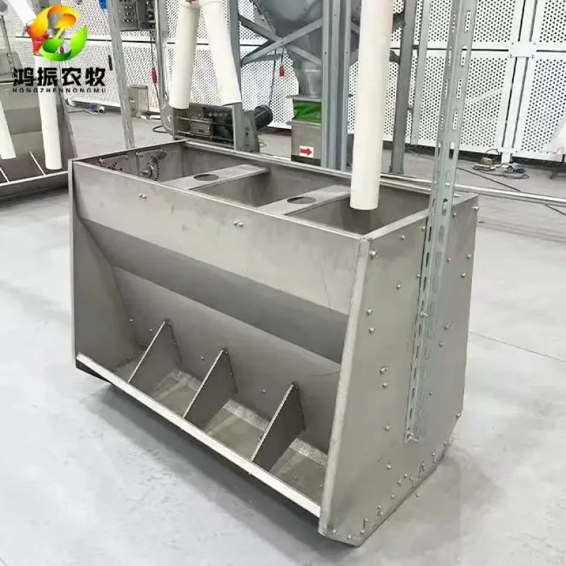 

Fattening & Nursery All-Stage Universal Stainless Steel Breeding Feed Trough