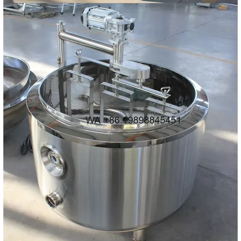Wmwmnu for Stainless Steel Cheese Vat with Motor and Pump Automatic Manual Control 300L to 5000L H Capacity