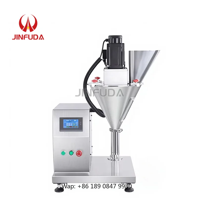 【Hot】Industrial Automatic Desktop Powder Filling Machine - Screw Quantitative Packer for Flour & Milk Powder