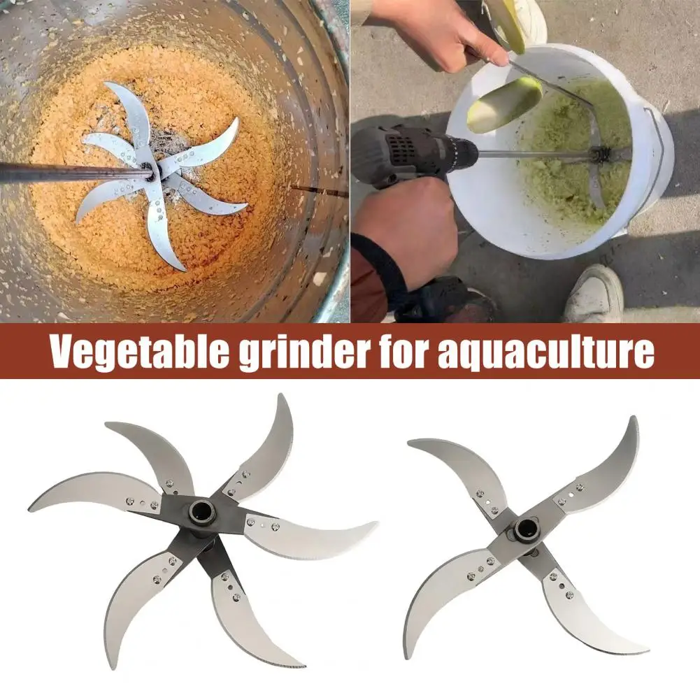 Vegetable Shredder Heavy-Duty Lawn Mower Blade Set Rust-Resistant Steel Sharp Agricultural Grass Grinder Blade