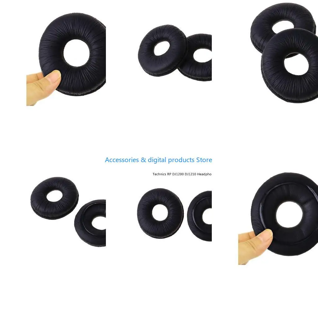 77JD Replacement Earpad Ear Pad Pads Cushion For Technics RP DJ1200 DJ1210 Headphones