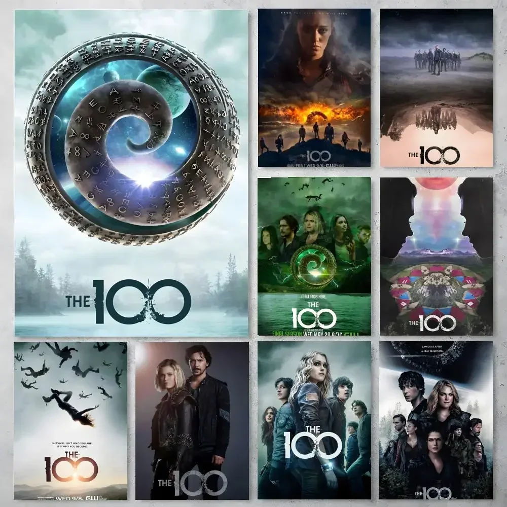 The 100 Season TV Poster High-definition posters, wall art for living room and home decor.