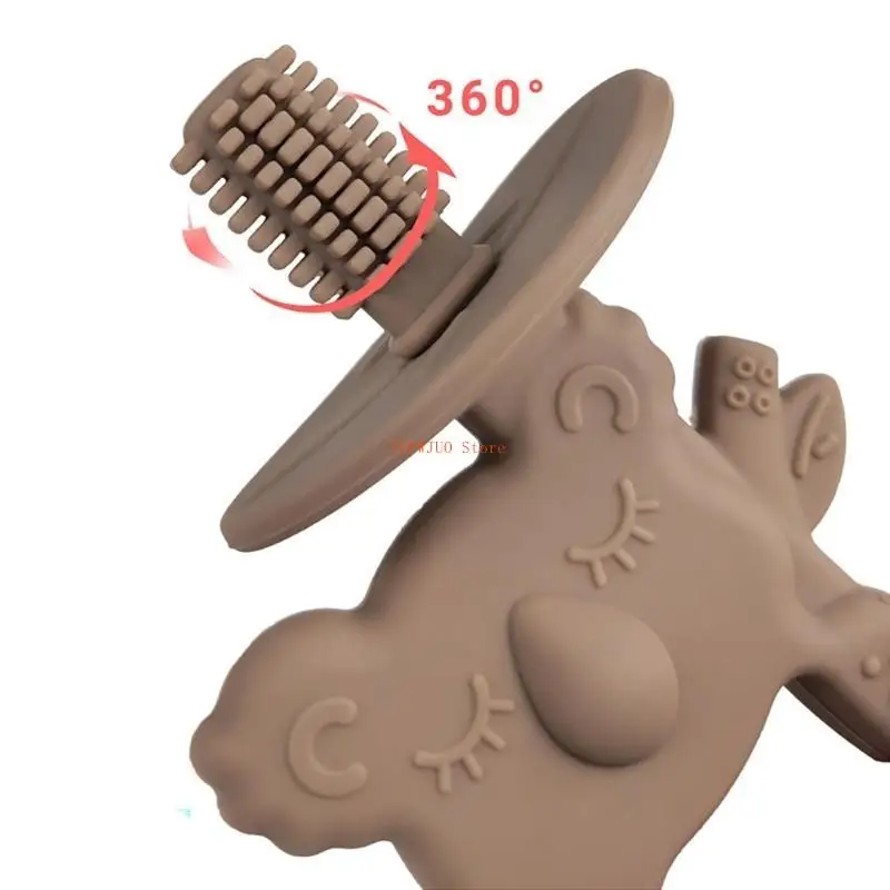 لعبة U50F Teether مضغ مع قاعدة شفط Baby Baby Beaben